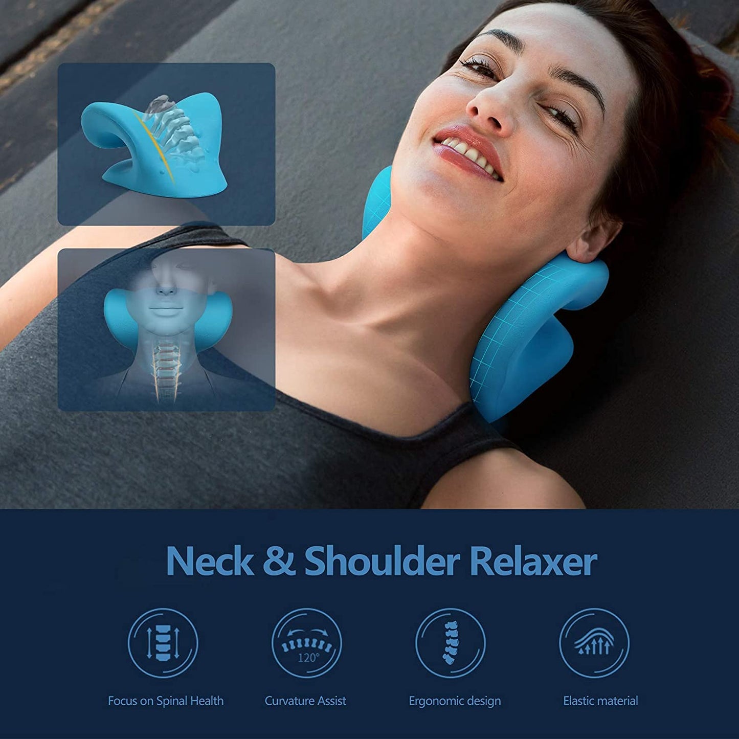 Leosportz Neck Relaxer Cervical Pillow