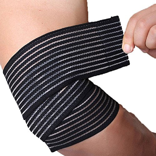 Leosportz (Pack of 2) Extra Long Elastic Compression Knee Brace