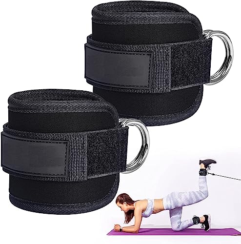 Leosportz Ankle Strap for Gym Cable Machine (Pair)