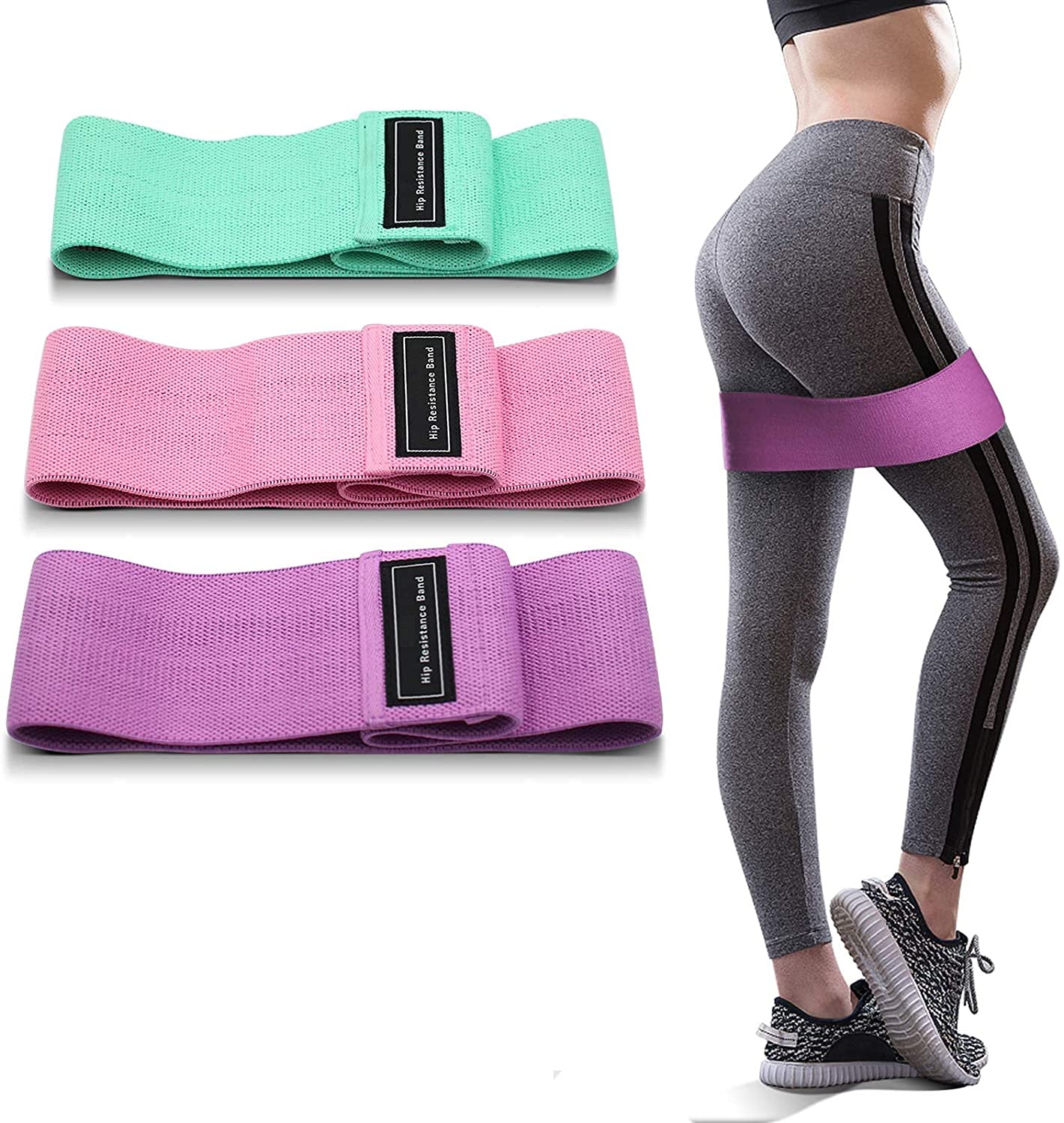 Leosportz Resistance Loop Bands, Resistance Exercise Bands