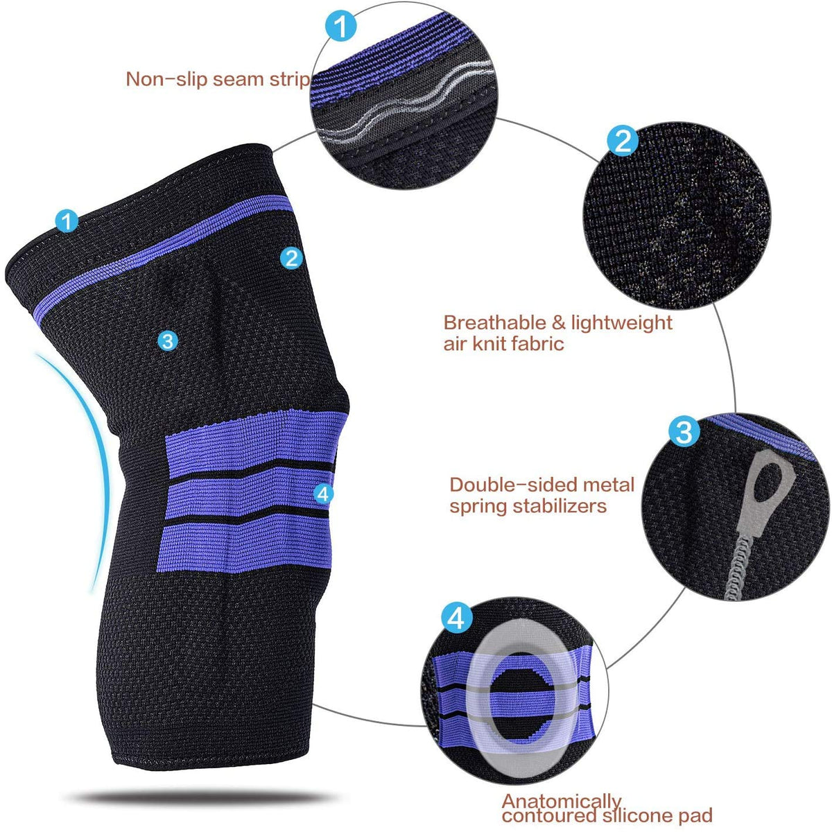 Leosportz Knee Cap for Pain Relief