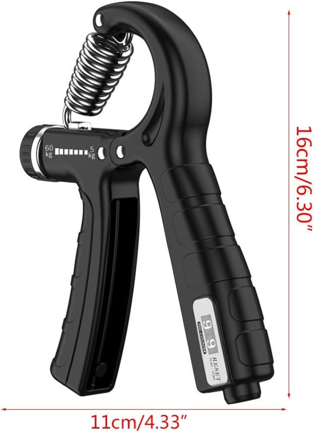 Leosportz Hand Gripper Forearm Exercise Equipment with Counter