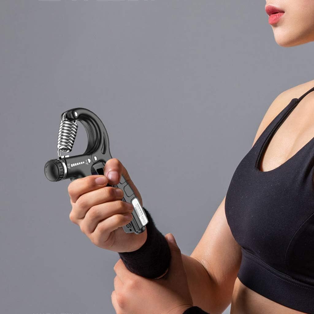Leosportz Hand Gripper Forearm Exercise Equipment with Counter