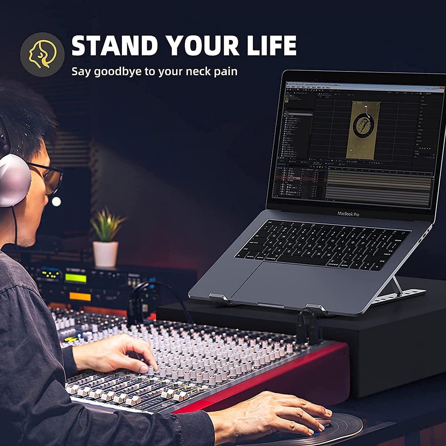 Leosportz Laptop Raiser Stand Portable