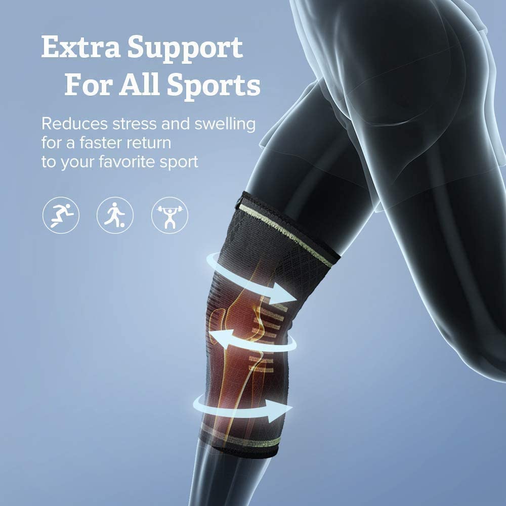 Leosportz Knee Support for Men (1Pair)