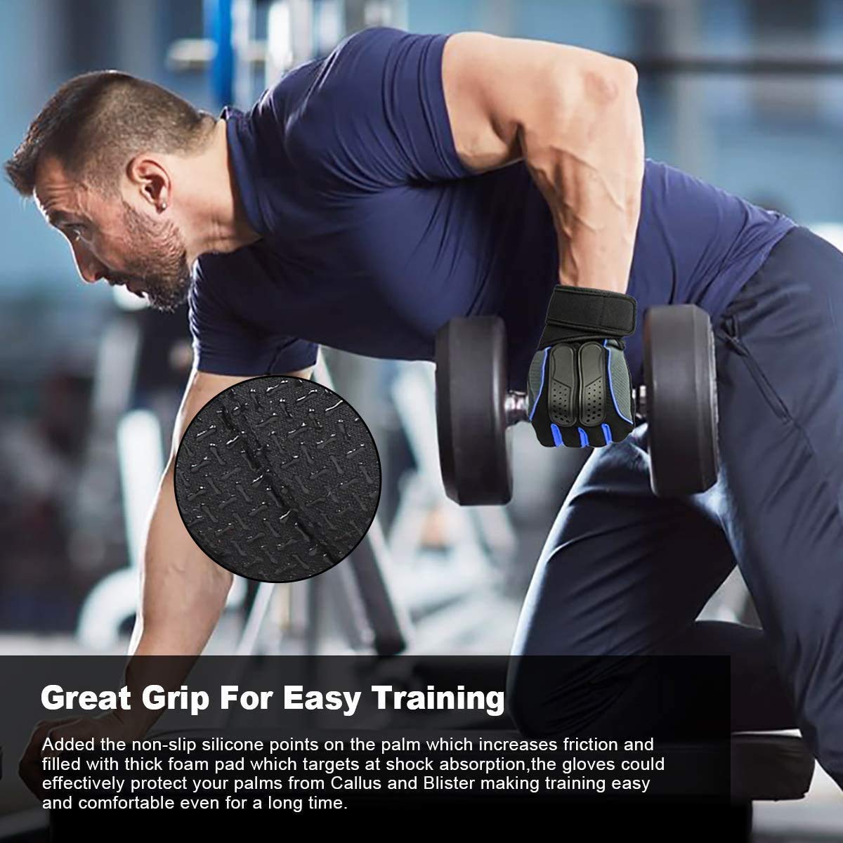 Leosportz Weight Lifting Gloves,Workout Gloves Gym Gloves
