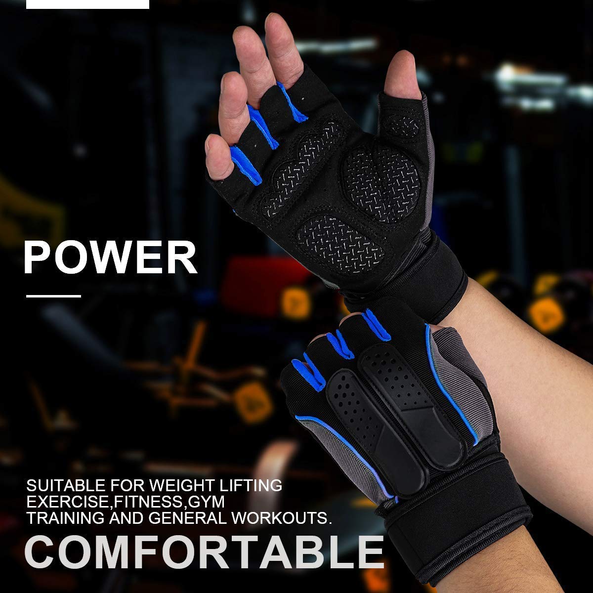 Leosportz Weight Lifting Gloves,Workout Gloves Gym Gloves