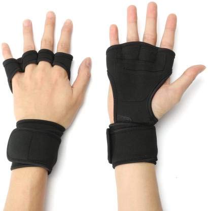 Leosportz Weight Lifting Gloves with Wrist Wrap