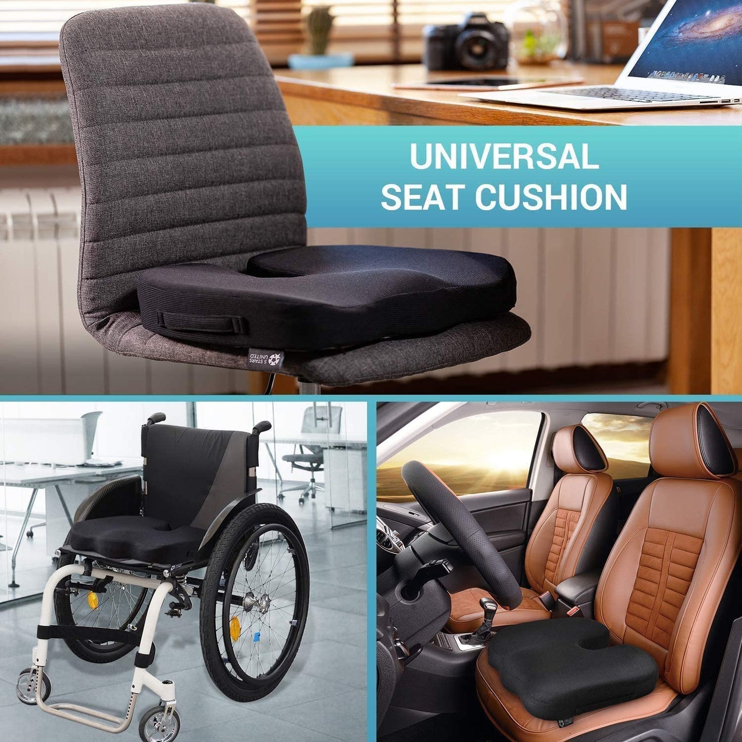 Leosportz Cushion Pillow for Office Chair