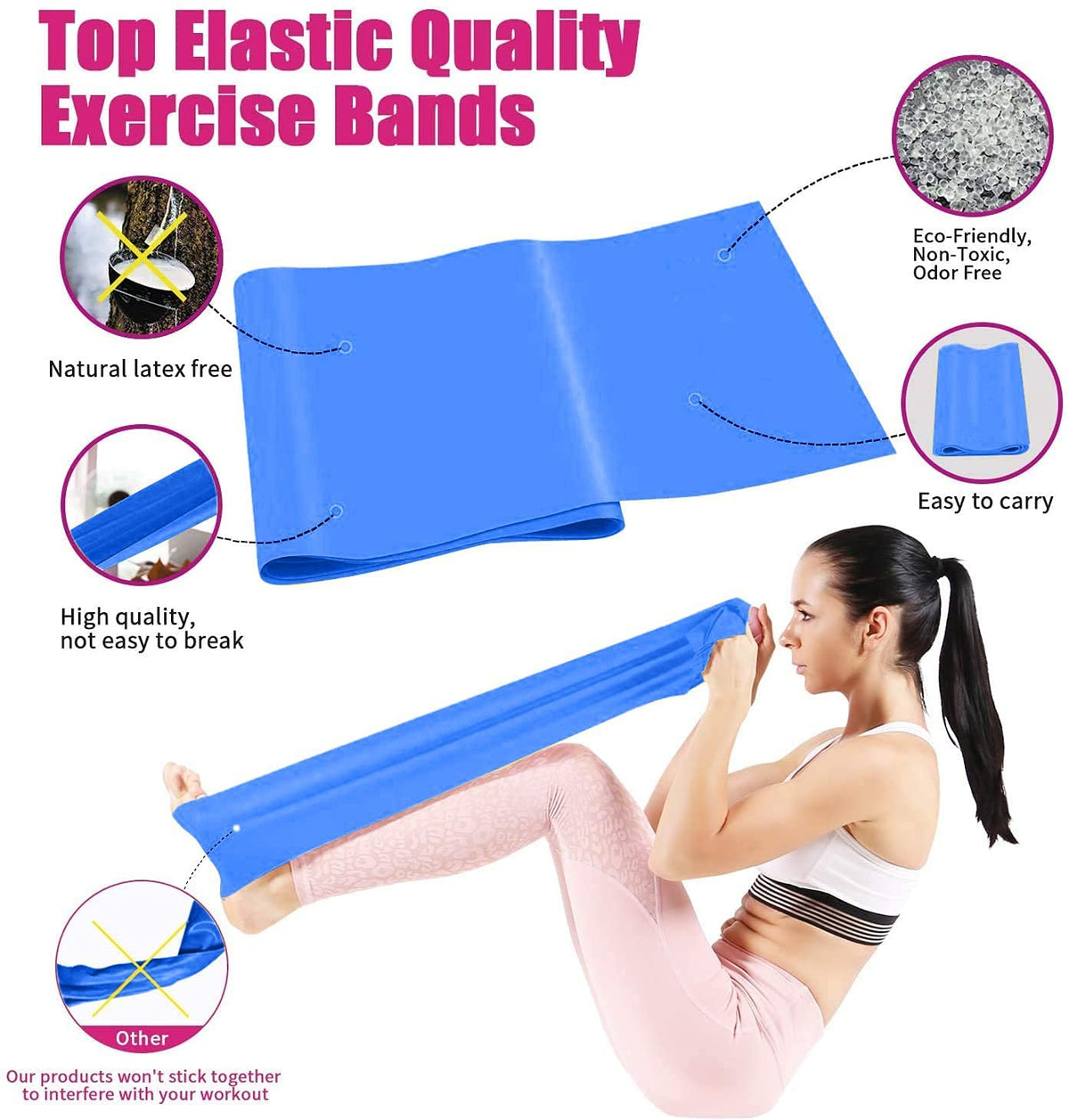 Leosportz Whole Body Exerciser Latex Fitness Resistance Band