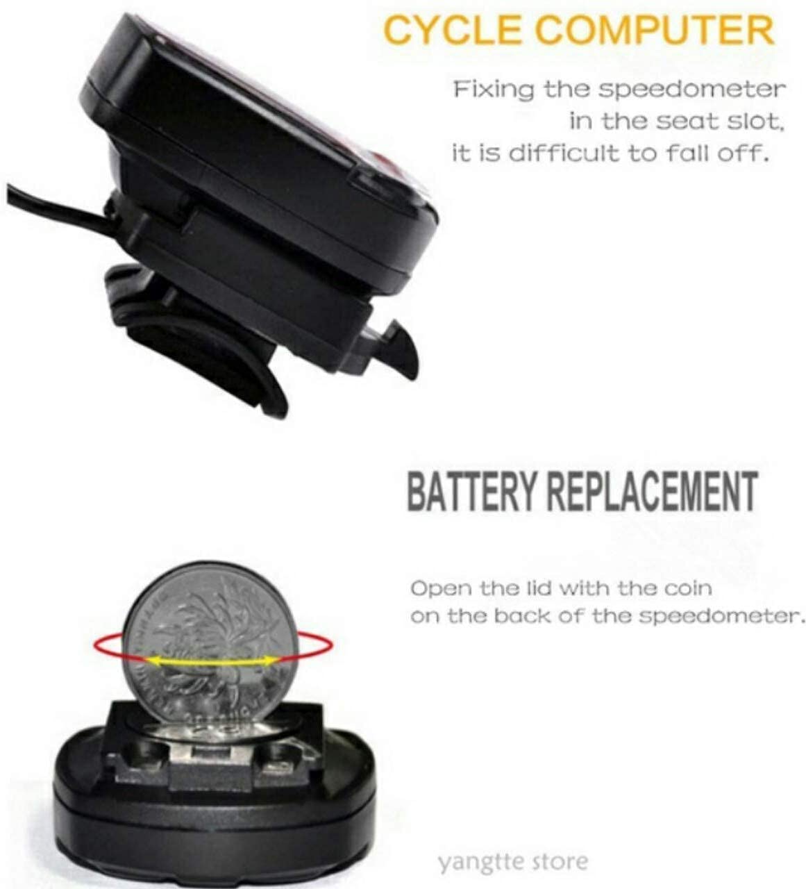 Leosportz Cycle Speed Meter Wired Bicycle Speedometer
