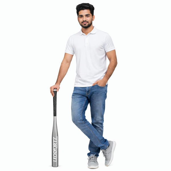 Leosportz Steel Baseball Bat with Storage Bag