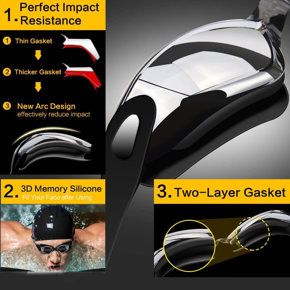 Leosportz Silicone 4-in-1 Swimming Kit