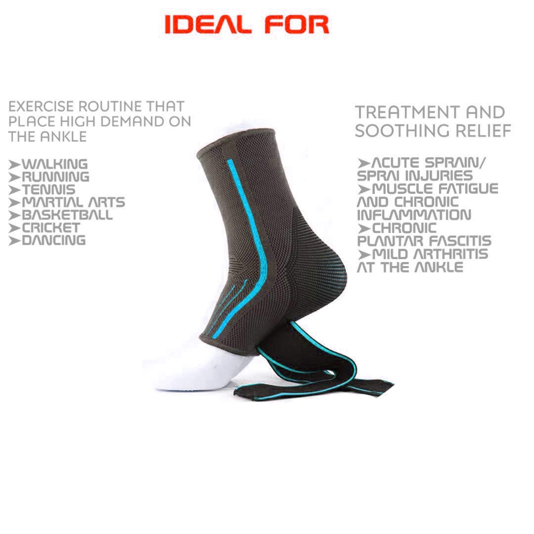 Leosportz Adjustable Ankle Support Brace Sleeve