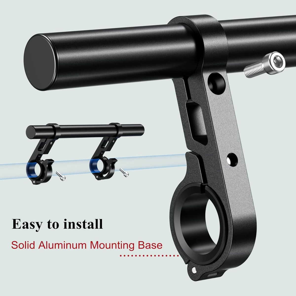 Leosportz Cycle Handlebar Extender – 250mm Alloy Bar