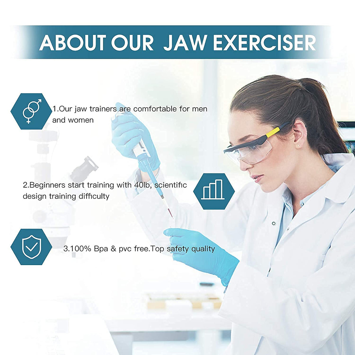 Leosportz Jaw Exerciser for Men & Women