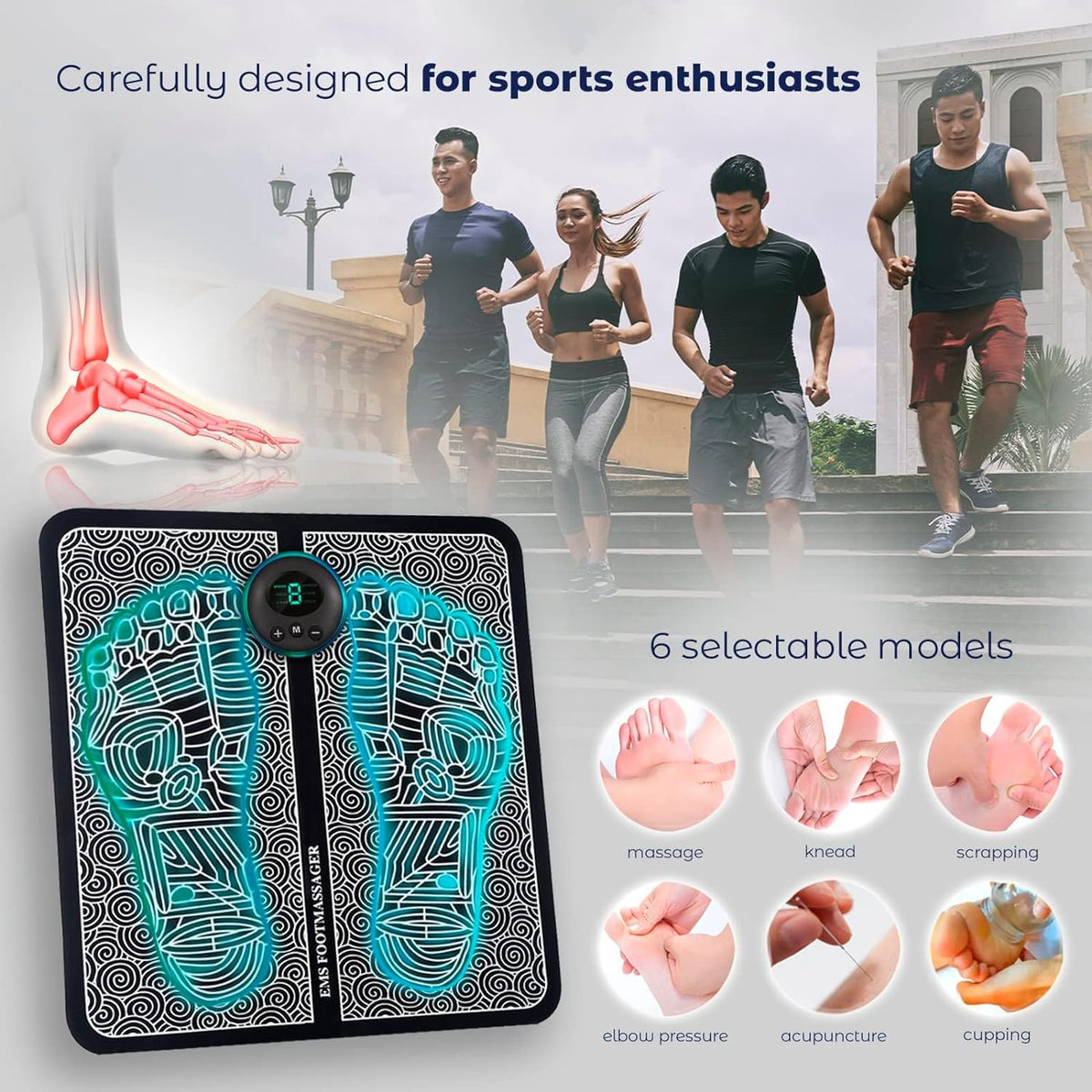 Leosportz Foot Massager for Pain Relief
