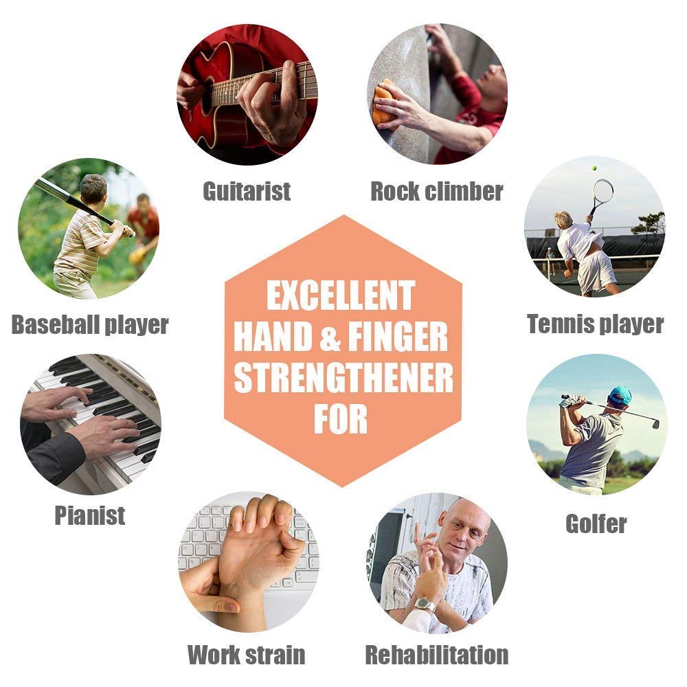 Leosportz Infinity Silicone Resistance Fingers Hand Strengtheners