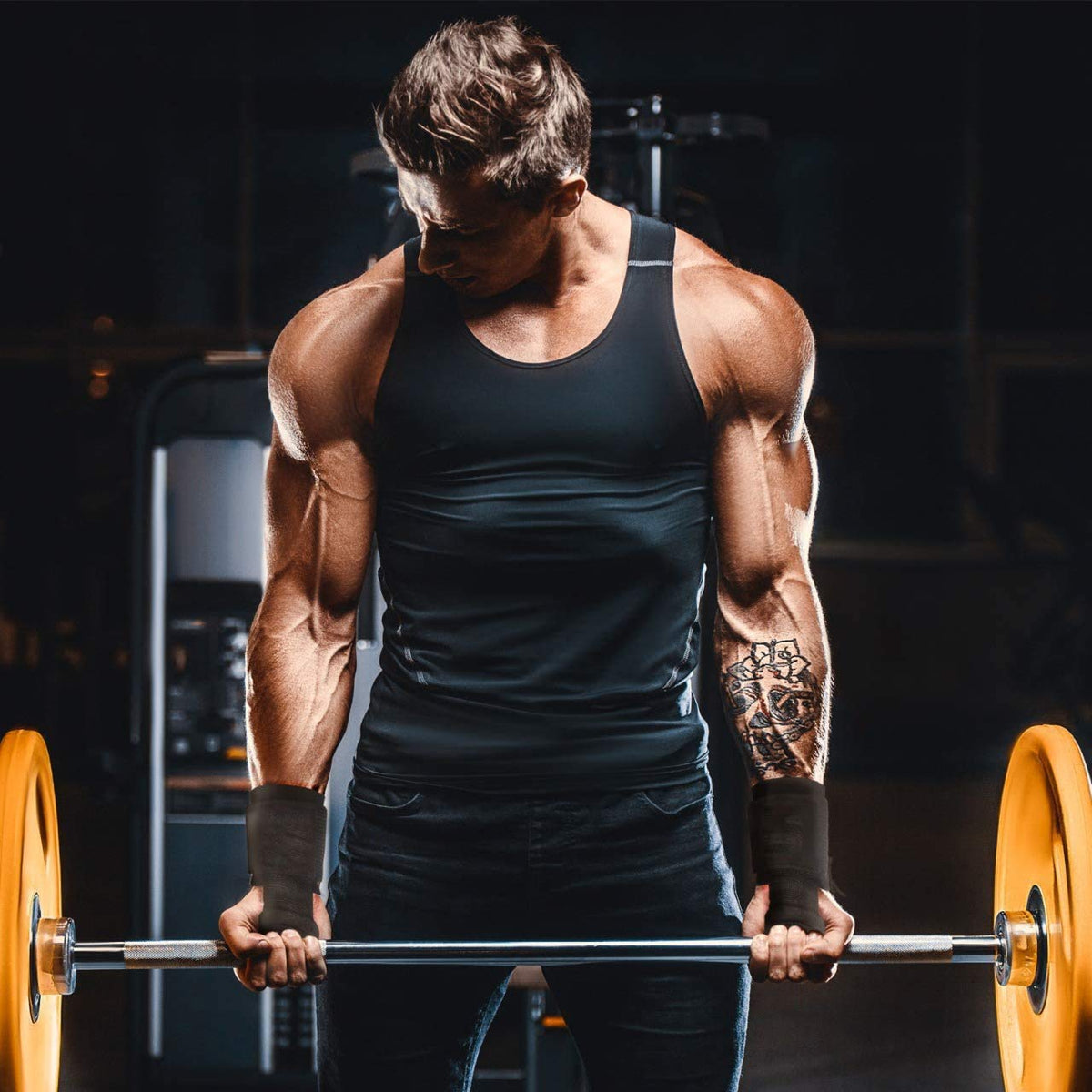 Leosportz Gym Lifting Hooks with Adjustable Wrist Strap