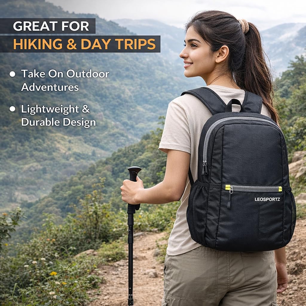 Leosportz Foldable Hiking Backpack 25L