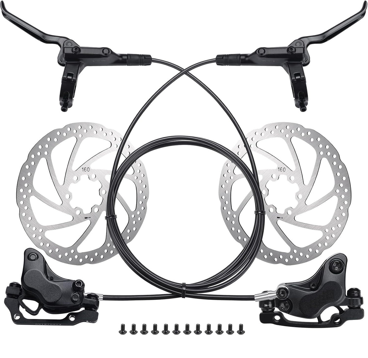 Leosportz Hydraulic Disc Brake Set for Cycles