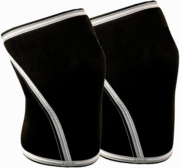 Leosportz 7mm Knee Support Sleeves for Gym (1 Pair)