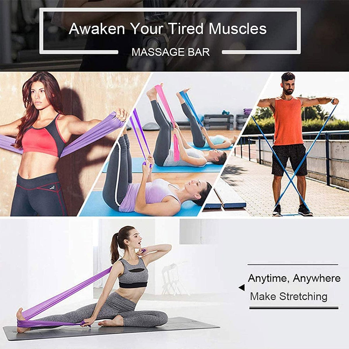 Leosportz Whole Body Exerciser Latex Fitness Resistance Band