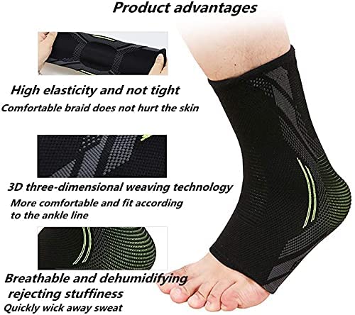 Leosportz Ankle Support Brace Adjustable Sleeves