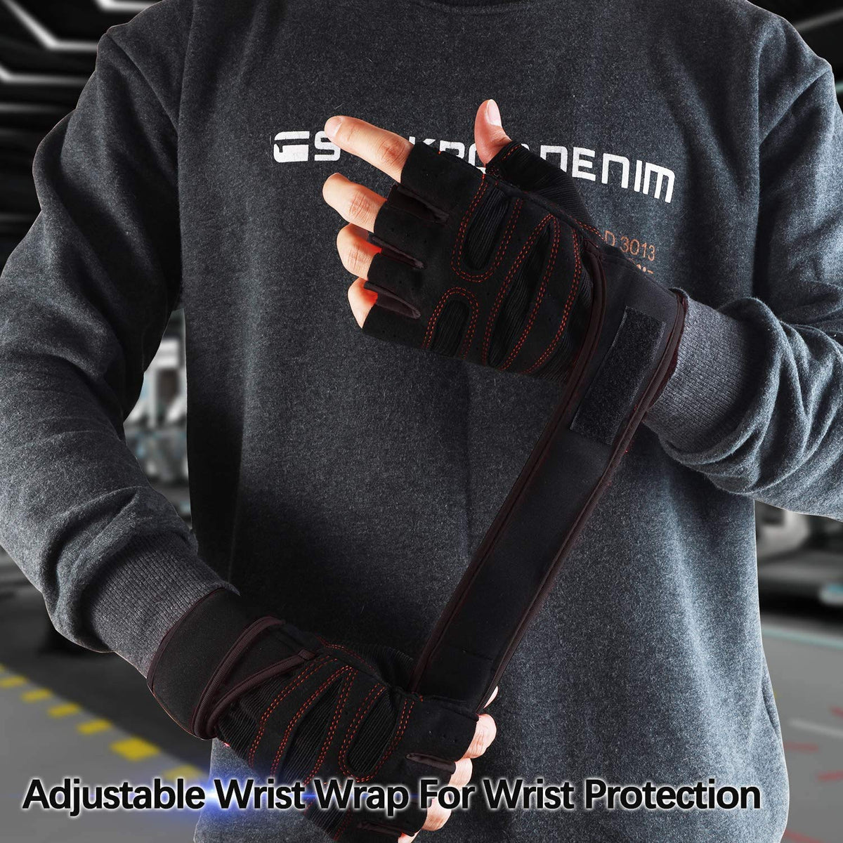 Leosportz Ventilated Workout Gloves for Men & Women