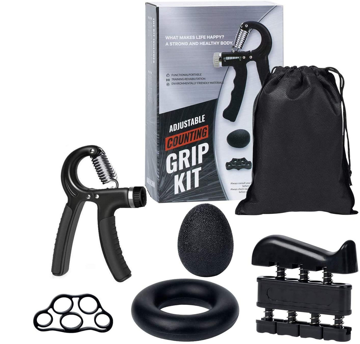 Leosportz Hand Grip Strengthener Strength Trainer