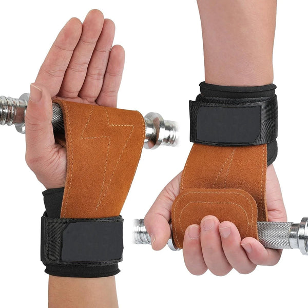 Leosportz Weight Lifting Hook Straps - Lifting Straps Reduce Cellulose