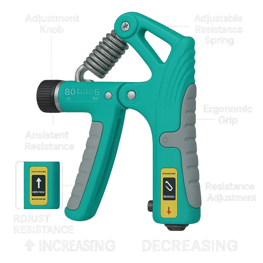 Hand Grip Strengthener - Hand Gripper With Counter For Palm