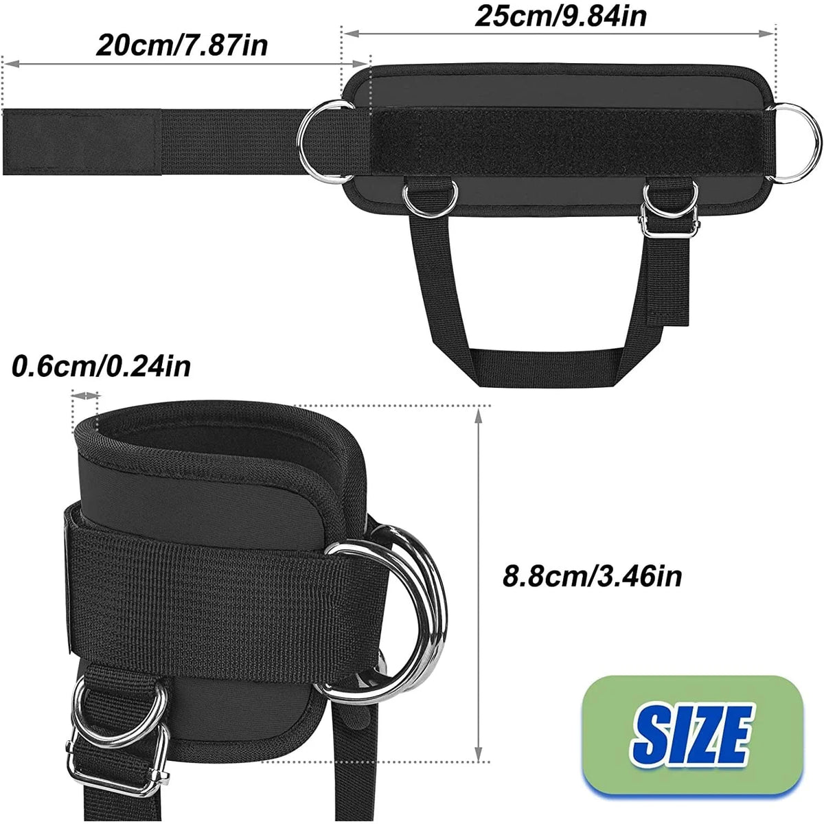 Ankle Strap For Gym Cable Machine - Heavy Ankle Band Gym