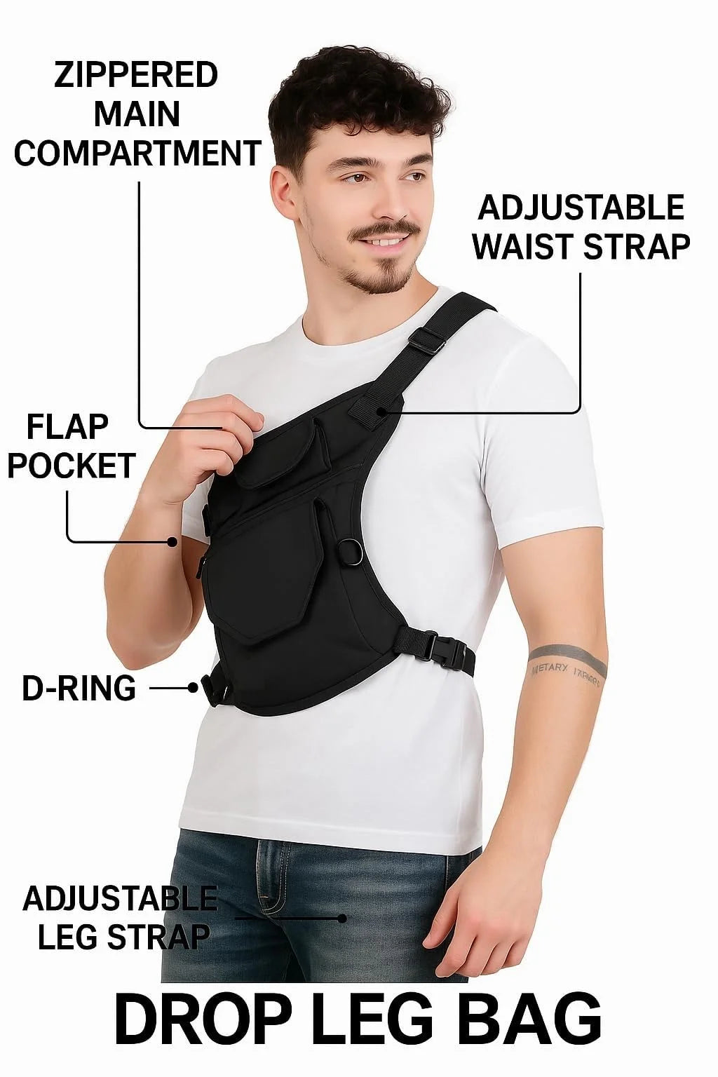 Leosportz Thigh Bag For Bike Riders