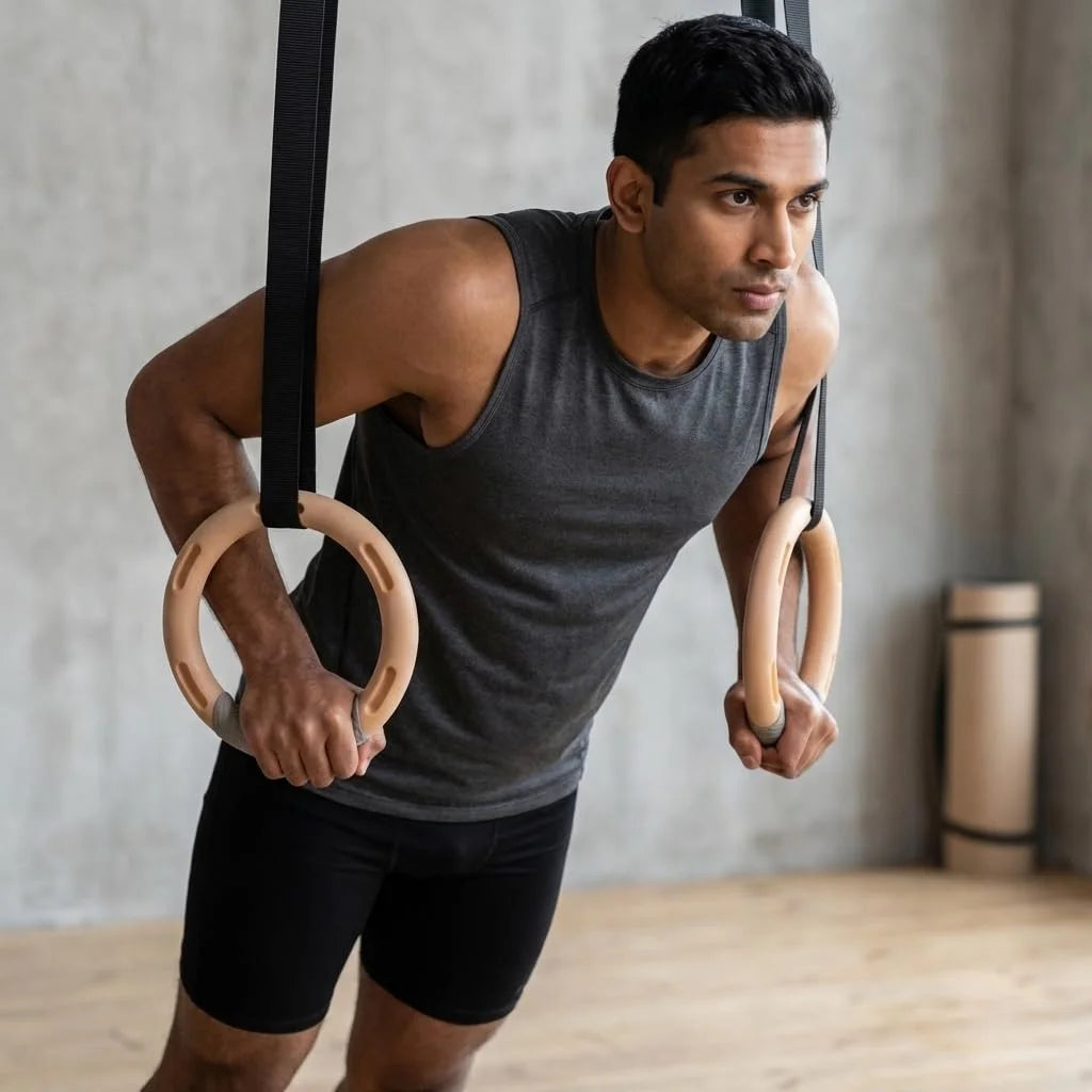Gymnastics Rings With Straps