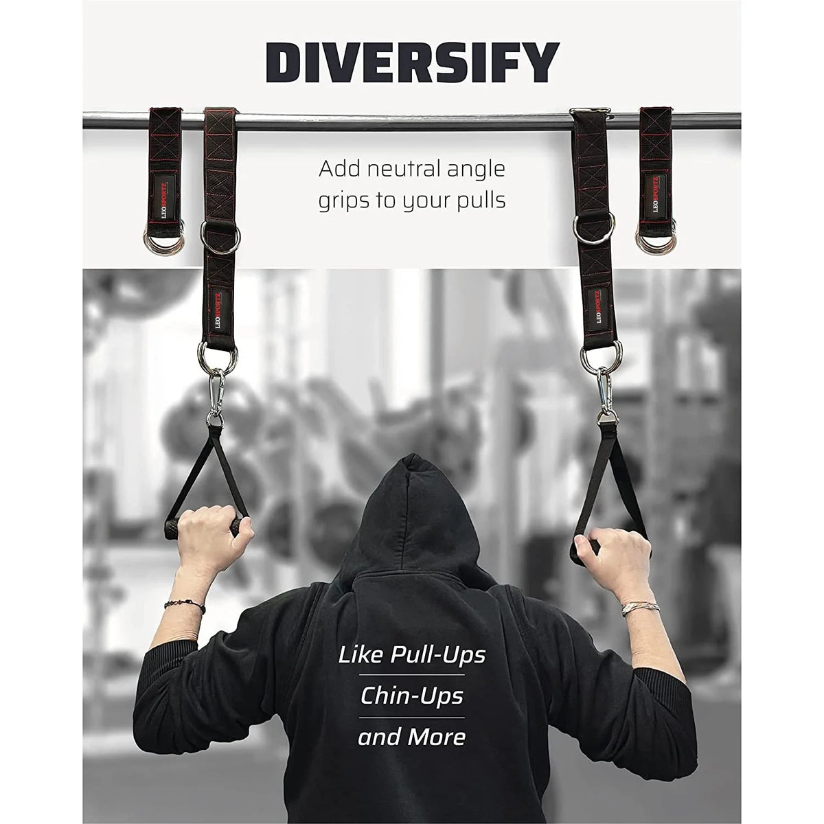 Gym Cable Attachment Straps For Heavy Workout - Versitle