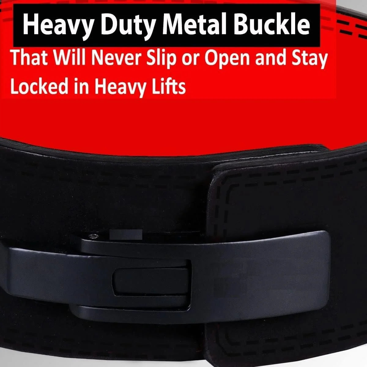 Leosportz Weight Lifting Belt For Gym Workout - Vegan Gym Belt