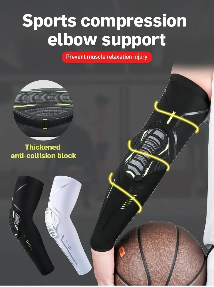 Arm Sleeves For Riders With Protection Pads (1 Pc) - Elbow