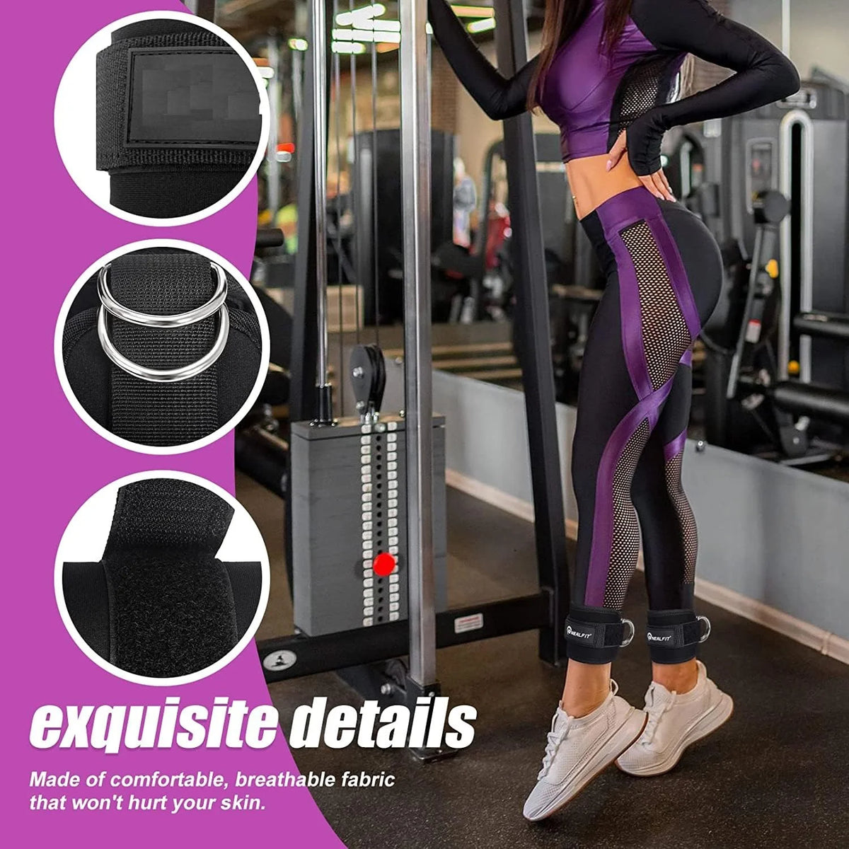 Ankle Strap For Gym Cable Machine - Heavy Ankle Band
