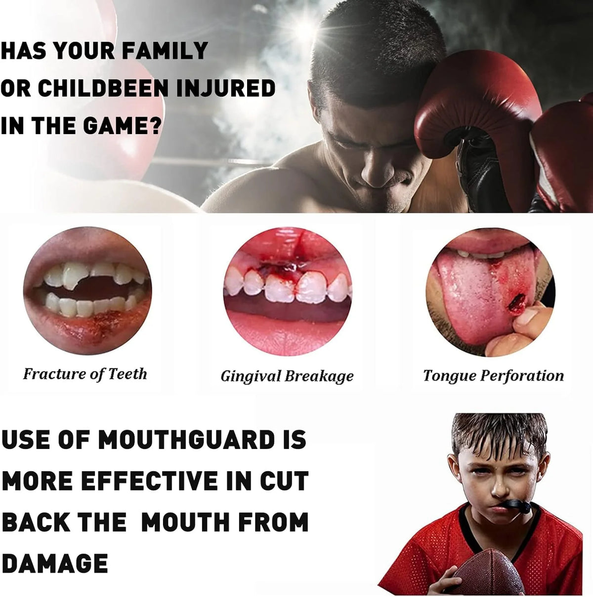 Leosportz Mouth Guard For Boxing Mma Food Grade Material - Sports