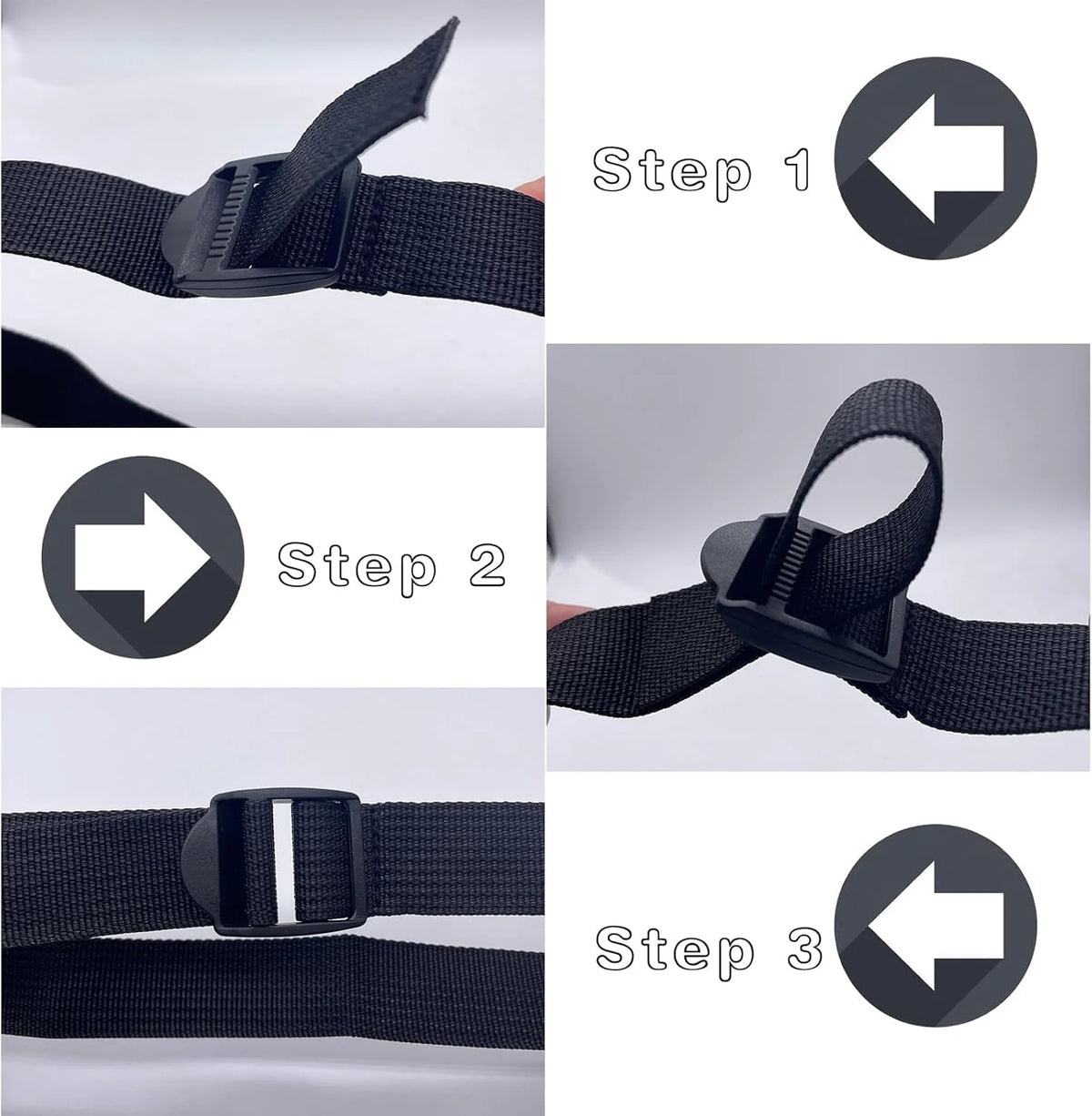 Leosportz Arm Wrestling Competition Match Strap - 2 Non Slip Design