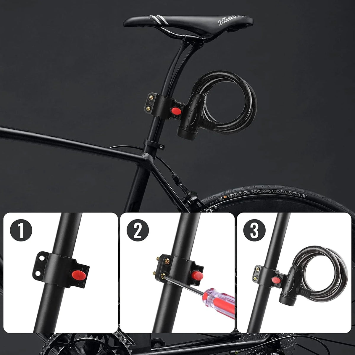 Cycle Lock For Bicycle With Key - Advanced Locks For Bike