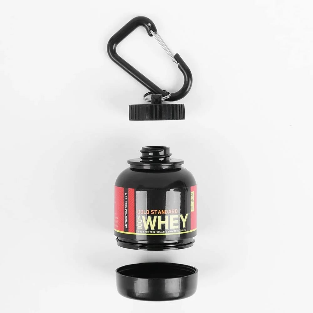Whey Protein Powder Container Keychain - Easy To Carry