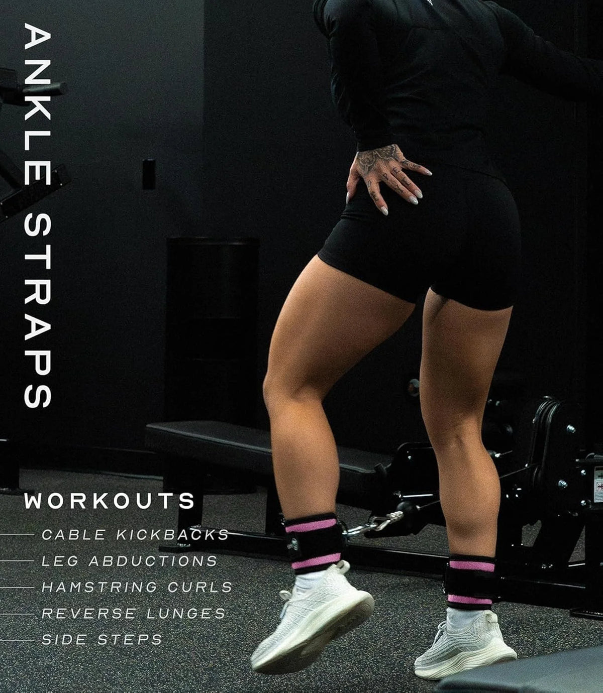 Ankle Strap For Gym Cable Machine - Heavy Ankle Band For Gym