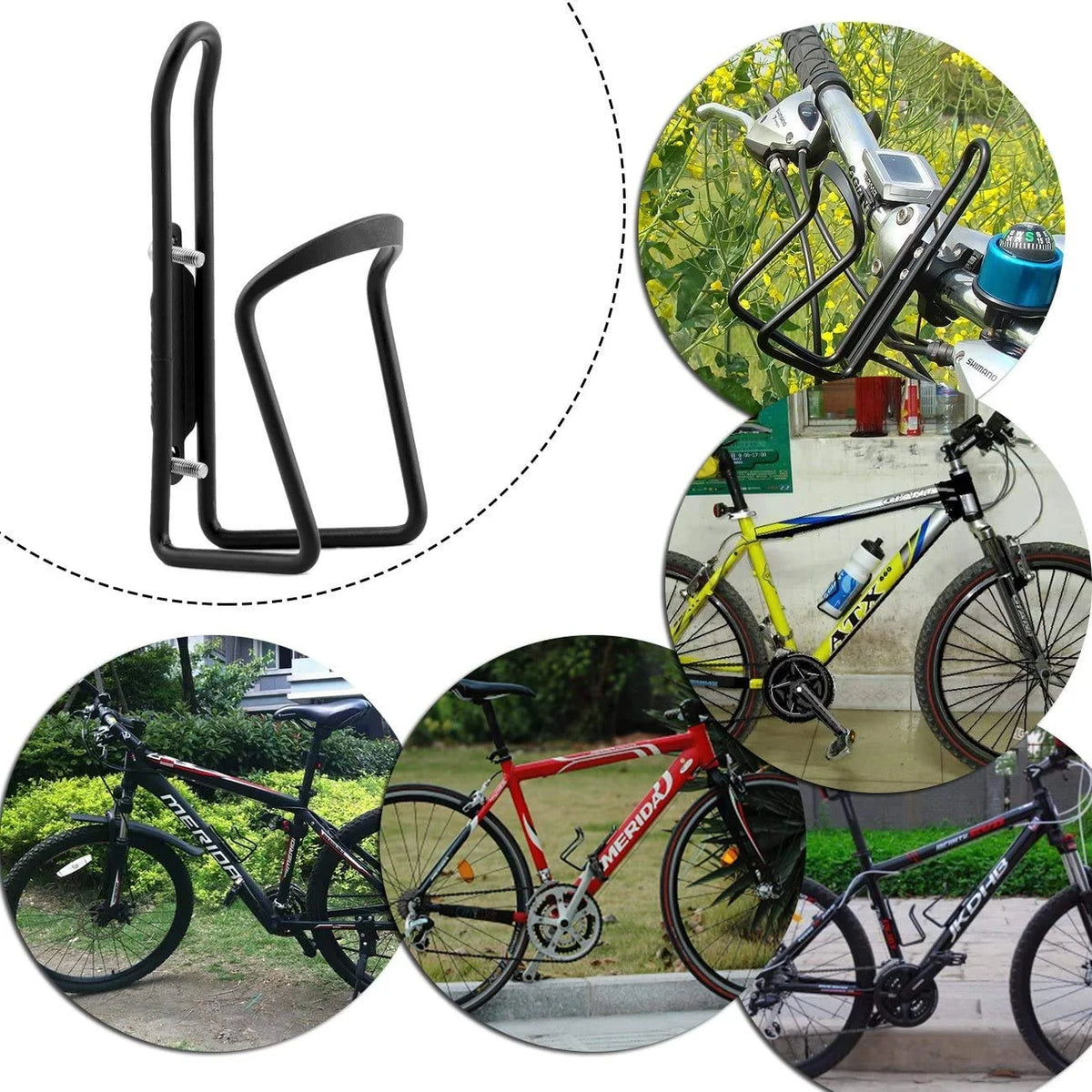Cycle Bicycle Water Bottle Holder Aluminium Bike Cycle