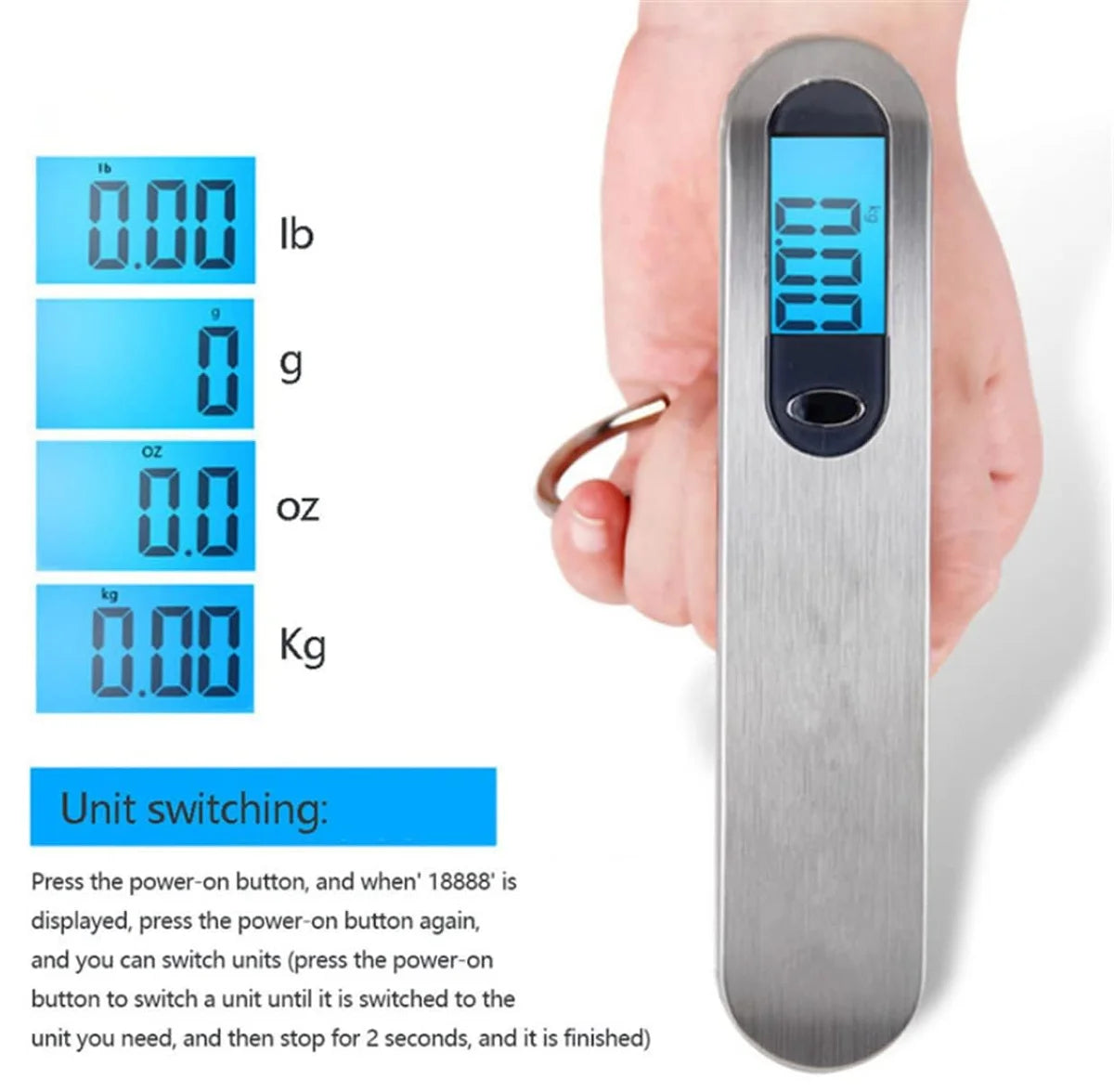 Weight Machine For Luggage - Travel Weight Scale Upto 50