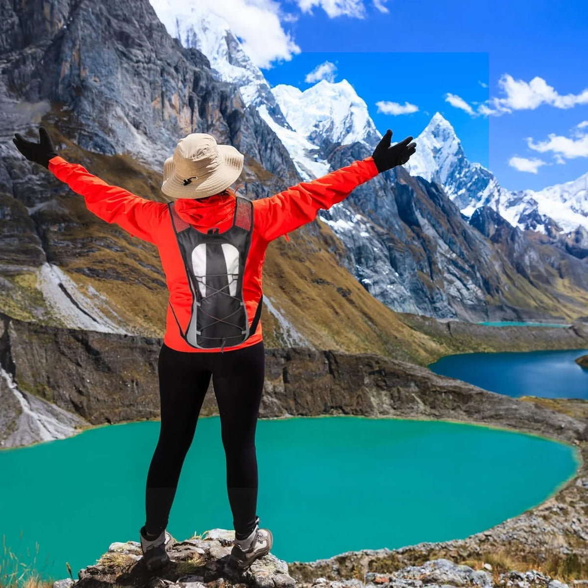 Hydration Backpack 2 Liter - Bpa Free With Leakproof Bladder