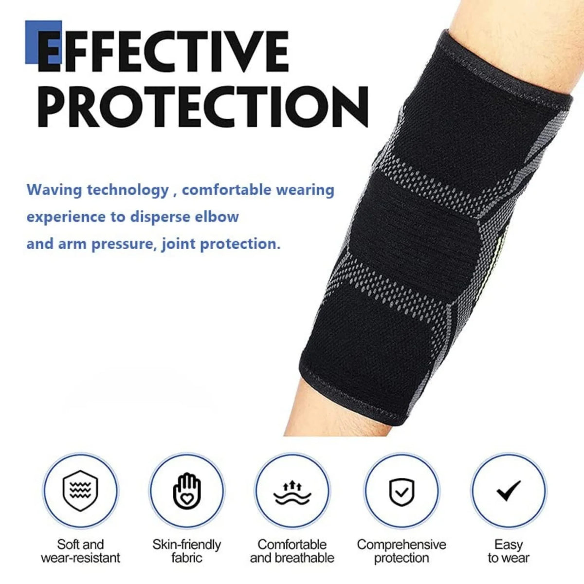 Leosportz Elbow Support Sleeve for Gym & Workout