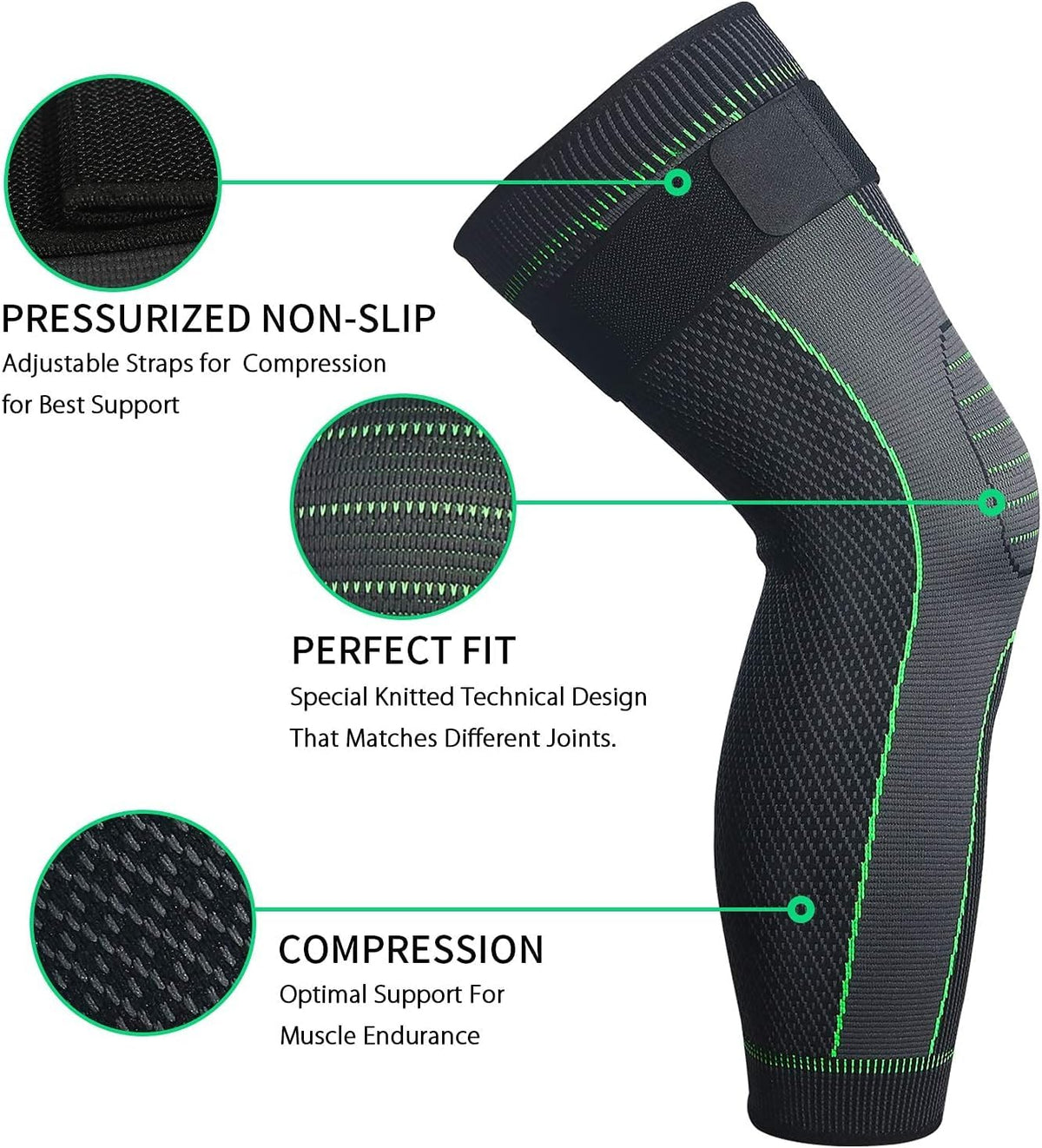 Leosportz Knee Support Sleeve for Men
