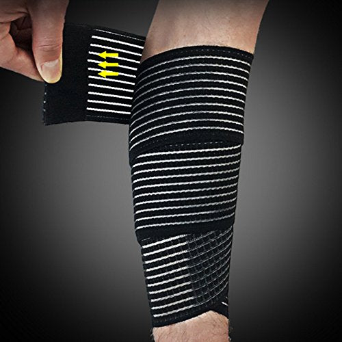 Leosportz (Pack of 2) Extra Long Elastic Compression Knee Brace